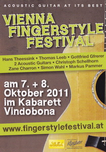 Markus Schlesinger - Einladung zum Fingerstyle Festival im Kabarett Vindobona